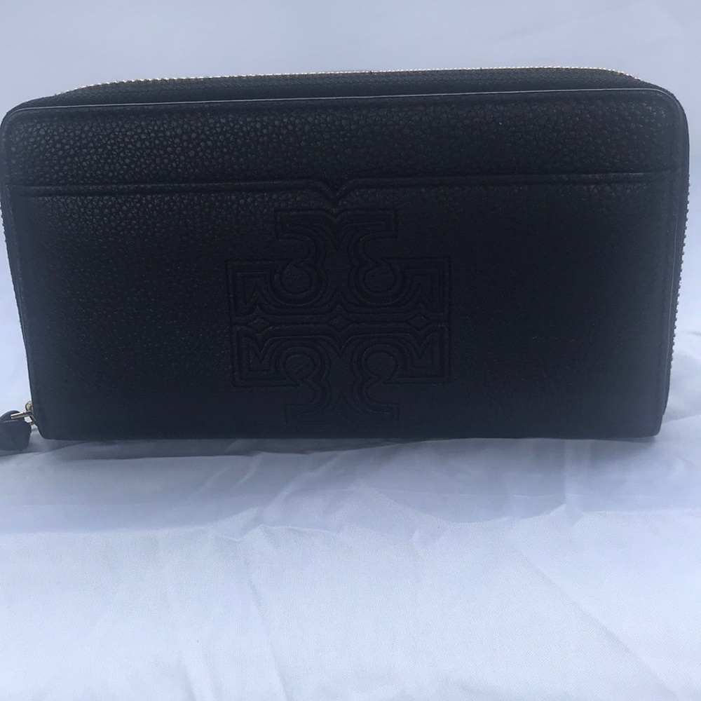 Tori Burich Womens Black Wallet